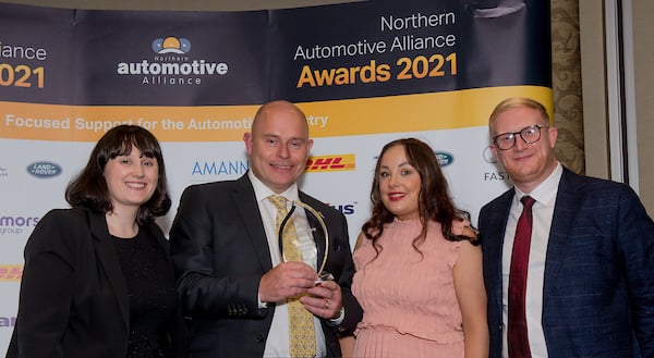MGS Team holding the People & Skills Award