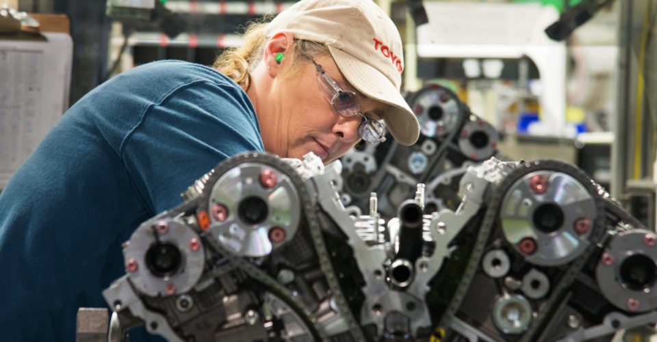 Toyota Manufacturing Worker
